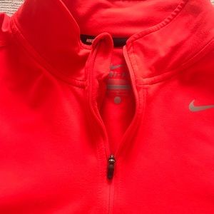 Bright Orange Nike Half Zip